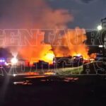 Incendio en aserradero moviliza a Bomberos en el camino a Las Ánimas